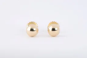 14k Yellow Gold Ball Stud Earrings (0.64g.)